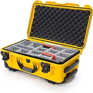 Nanuk 935-2004 Waterproof Carry-On Hard Case with Wheels and Padded Divi... - £336.62 GBP