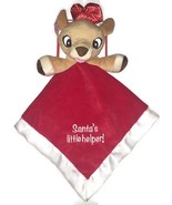 Reindeer Clarice Blanky Santa&#39;s Little Helper Baby Security Blanket - $218.59 MXN