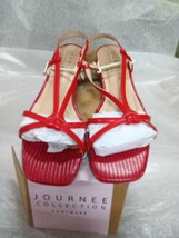 Journee Collection Womens Bridget Red 9.5 026ap - $16.49