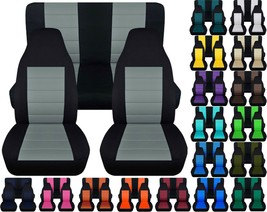 Front and Rear car seat covers Fits Jeep wrangler YJ-TJ-LJ 1985-2006 Nice Colors - $149.99