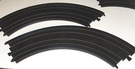 TYCO ROAD RACING- HO SCALE - 9&quot; 1/4 CIRCLE CURVE TRACKS- (2)-   EXC- L233 - $4.45