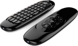 Wireless Mini QWERTY Keyboard / Air Mouse with Gyroscope 2.4GHz Optical ... - $41.26