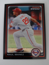 2010 Bowman Chrome #152 Raul Ibanez Philadelphia Phillies Baseball Card - £0.78 GBP
