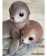 Masterpiece By Homco Vtg 1981 Baby Seals Figurine - $20.00