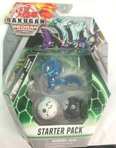 BAKUGAN Geogan Rising Starter Pack  Ferascal Ultra  Nillious  Sharktar Gate Card - $17.81