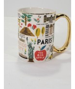 Anthropologie Rifle Paper Co Mug World Tour Cities Cup London Tokyo Pari... - $26.05 CAD