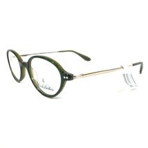 Brooks Brothers B.B.688 5275 Eyeglasses Frames Clear Green Gold Round 47... - $55.89