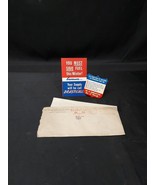 1942 WW2 Tide Water Co &quot;Oil Is Ammunition&quot; Ration Letter Envelope Hanger... - €16,20 EUR