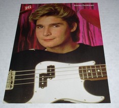Corey Feldman 16 Magazine Photo Clipping Vintage November 1987 Mackenzie... - $284.91 MXN