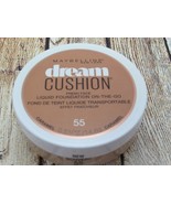 Maybelline Dream Cushion Foundation 55 Caramel Silky Finish Smooth Glide... - £3.14 GBP