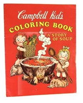 1976 Campbell Kids Coloring Book A Story Of Soup Vintage Rare Collectors Item - £9.67 GBP