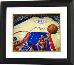 Jahlil Okafor signed Philadelphia 76ers 8x10 Photo Custom Framed #8 (hor... - £58.88 GBP