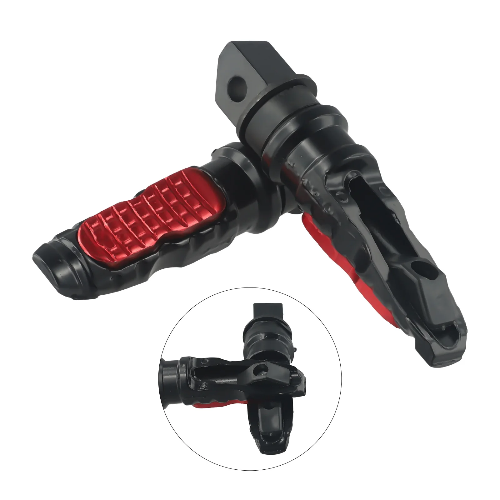 Footrest Rear Pedal Foot Peg 2pcs Black/Red/Blue/Gold/Silver For Motorcy... - $22.49+