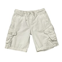 Men&#39;s Vintage Y2K Jet Lag Paratrooper White Cargo Shorts Size 38 - $1,003.24 MXN