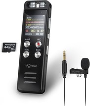 96Gb Tctec Digital Voice Recorder With 7000 Hours Recording Capacity,, L... - $77.60