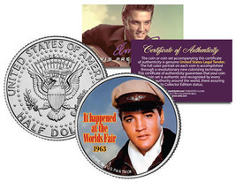 ELVIS PRESLEY - MOVIE *It Happened at the World’s Fair* JFK Half Dollar ... - $12.95