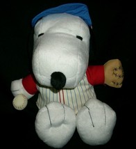 12&quot; Baseball Sport Snoopy Doll Stuffed Animal Plush Toy P EAN Uts Gang Met Life - £18.57 GBP