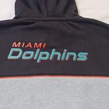 Team Apparel NFL Miami Dolphins Youth L (14-16) Black & Gray Hooded Sweatshirt image 5