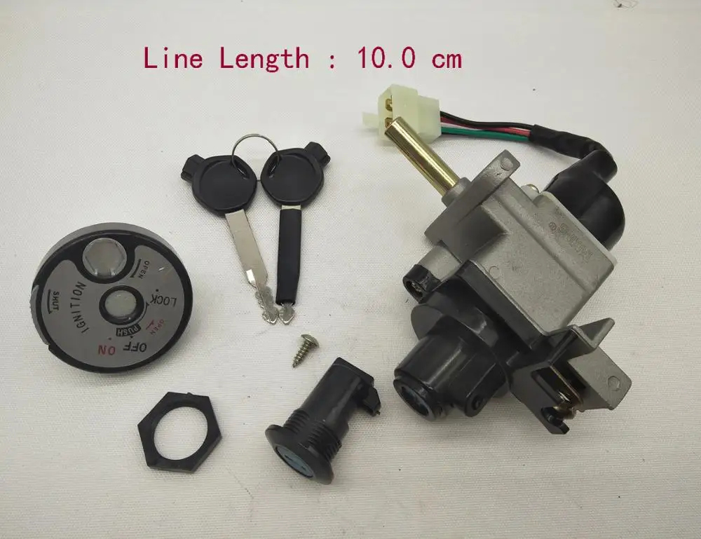 A369    CYGNUS-2 Ignition Key Switch Set Seat Lock Key Chinese Scooter M... - $218.08