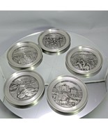 Royal Selangor | Malaysian Pewter Coasters | Five Count - £73.27 GBP