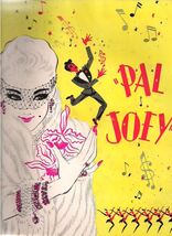 PAL JOEY Theatre Program (1950&#39;s) Lionel Stander, Esquire Girl Barbara N... - $20.79 CAD