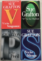 Sue Grafton V Is For Vengeance O Is For Outlaw S Is For Silence P Is For Peri X4 - £16.61 GBP