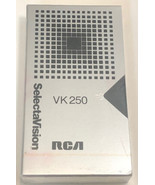 RCA Selectavision Blank VHS Tape T-120 Sealed New Old Stock VK 250 - $12.86