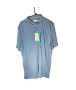 Modern Ambition Technical Polo Shirt Blue Diamond Texture XL - €18,82 EUR