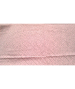 Fabric Cranston NEW 44&quot; x 36&quot; Flowers or Cotton Balls on Pale Pink 1 Yd+... - $3.50
