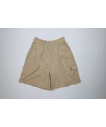 Vtg 90s Streetwear Womens 12 Distressed Linen Blend Gurkha Bermuda Safar... - $1,080.03 MXN