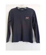 Vineyard Vines Football Whale Pocket T-Shirt Long Sleeve Blue Child S Vi... - $619.80 MXN