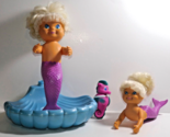 Toys N Things TNT 1990&#39;s Mermaid Princess Bathtime Playset INCOMPLETE  - $49.49