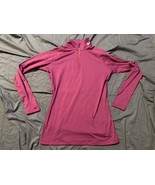 Nike Dri-Fit Livestrong Women’s XL Half-Zip Long Sleeve Running Top Magenta - $12.60