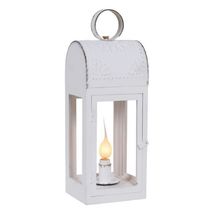 Wooden Lakeview Lantern in Rustic White image 2