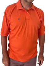 Polo Ralph Lauren Classic Fit Polo Shirt Mens Size L Orange Short Sleeve - £14.90 GBP