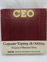1984 Ceo Corporate Entities And Oddities A Game Of Business Trivia Board... - $301.08 MXN