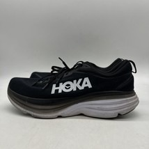 Hoka One One Bondi 8 1123202 BWHT Mens Black White Running Shoes Size 14 D - £72.39 GBP