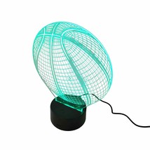 Basketball Lamp 3D Illusion LED Color Changing Sports Nightlight Decor - £22.15 GBP