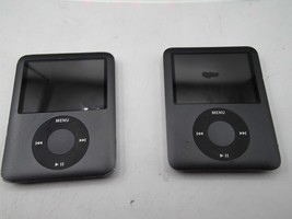 SOLD AS PAIR Apple 8GB iPod Nano - Black - A1236 Tested and Working - £45.09 GBP