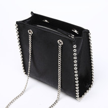 Vintage Large Capacity Totes Fashion Chain Rivet Women Shoulder Bags Lady Design - £40.63 GBP