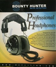 Bounty Hunter - HEAD-W - Metal Detector Headphones - Black - £47.14 GBP
