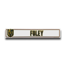 Bill Foley Authentic Game Used Vegas Golden Knights Locker Room Nameplate Owner - £2,014.87 GBP