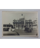 PHOTO ITALY ROME PIAZZA OF SAN PIETRO ST. PETER&#39;S VATICAN 1940S - £8.39 GBP