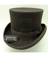  HATsanity Retro Wool Felt Formal Tuxedo Topper Hat #3 Green | Navy | Da... - £39.84 GBP