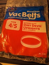 Lot 2 microclean vacuum cleaner belt type 4/5 for Dirt Devil Uprights - $4.60