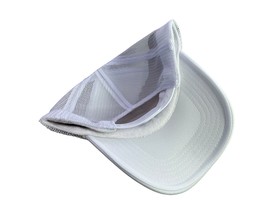 NEW MIAMI HEAT ALL WHITE HOT HAT 5 PANEL HIGH CROWN TRUCKER SNAPBACK - £18.30 GBP