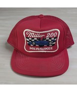 Vitnage Miller 2000 Milwaukee Mile Racing Trucker Snapback Hat Segal - $462.38 MXN