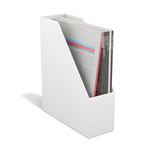 TRU RED Plastic Magazine File White TR55280 - £20.43 GBP