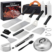 Smash Burger Press Kit, 16Pcs, Flat Top Griddle Accessories Set For Blackstone A - £37.95 GBP