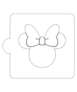 Minnie With Bow Face Stencil For Cookies Or Cakes USA Made LS530S - £3.18 GBP